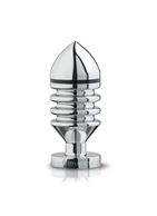 Металлическая анальная пробка Hector Helix Buttplug S - 10 см.