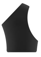 Черное эрекционное кольцо для пениса и мошонки No45 Cockring with Ball Strap