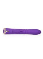 Фиолетовый вибратор кролик The Queen Thrusting Vibrator (29 см)