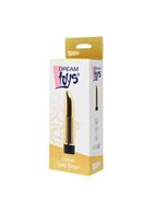 Золотистый многоскоростной вибратор Lady Finger (12 см)