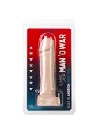 Телесный дилдо-гигант Jumbo Jack MAN O' WAR (25 см)