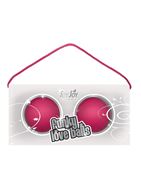 Веселые розовые вагинальные шарики Funky Love Balls (3,5 см)