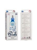 Голубой мини-вибратор Posh Silicone Ice Massager Wave с охлаждающим эффектом