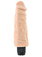 Телесный вибратор-реалистий Mr.Baton Soft №13 - 19 см.