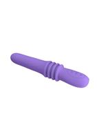 Фиолетовый вибратор Susie с возвратно-поступательными движениями (25,2 см)