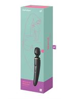 Черный вибратор Satisfyer Wand-er Woman