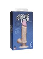 Вибромассажер-реалистик на присоске The Realistic Cock ULTRASKYN Vibrating 6”- 21,6 см. 