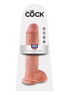 Реалистичный фаллоимитатор на присоске 11" Cock with Balls (28 см)