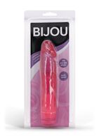 Розовый вибромассажёр Bijou - Sassy (18 см)