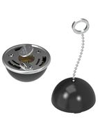 Черные виброшарики с пультом управления K-Balls