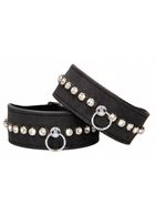 Черные поножи Diamond Studded Ankle Cuffs