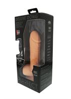 Реалистичный вибратор с дистанционным управлением PURRFECT SILICONE DELUXE REMOTE VIBE 7IN - 18 см.