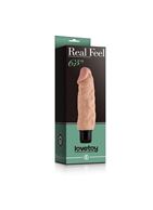 Водонепроницаемый вибратор Real Feel Realistic - 17 см.