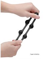 Черное утяжеленное эрекционное кольцо N 83 Weighted Cock Ring