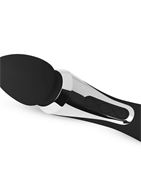 Черный двухсторонний вибромассажер Vibes Wand Vibrator - 22,5 см.