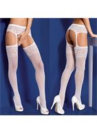 Сетчатые чулки с поясом и широкой резинкой Garter Stockings
