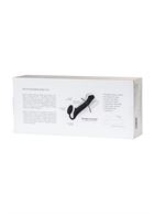 Черный безремневой страпон Silicone Bendable Strap-On L