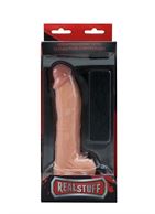 Телесный вибратор-реалистик на присоске REALSTUFF 6.5INCH VIBRATOR (17 см)