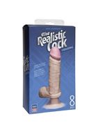 Вибромассажер на присоске The Realistic Cock Vibrating 8” (23,6 см)