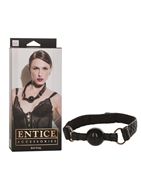 Чёрный кляп Entice Ball Gag