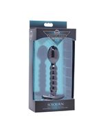 Черный ребристый стимулятор простаты Sojourn Slim Ribbed Prostate Stimulator - 12,1 см.