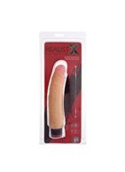 Телесный вибратор-реалистик REALSTUFF 7INCH VIBRATOR - 18,5 см.