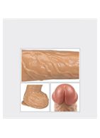 Кофейный вибратор Real Extreme Extra Girth 8.7 (22 см)