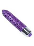 Стильный мини-вибратор со змеиным принтом RO-80MM 7-SPEED SNAKE PRINT