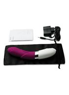 Фиолетовый вибратор украшенный лепестками Iris Deep Rose (LELO)