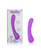 Фиолетовый вибромассажер Impress Wand - 12 см.