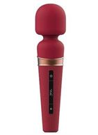 Бордовый жезловый вибростимулятор Titan - 21 см.
