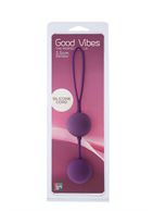 Фиолетовые вагинальные шарики GOOD VIBES THE PERFECT BALLS