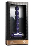 Фиолетовая анальная виброёлочка PETITE SENSATIONS PEARLS PURPLE - 16,9 см.