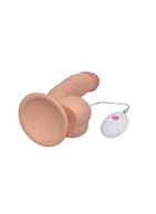 Телесный вибратор реалистик Ultra Soft Dude 8.5 (20 см)