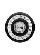 Черный универсальный массажер Wand Pearl - 20 см.