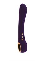 Фиолетовый вибратор Ombra - 21,5 см.