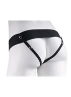 Флуоресцентный полый страпон унисекс с вибрацией For Him or Her Vibrating Hollow Strap-On (15 см)