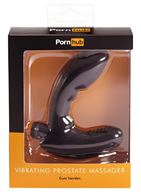 Чёрный вибромассажёр простаты Vibrating Prostate Massage