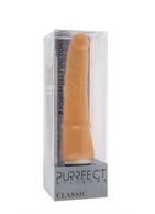 Реалистичный вибромассажёр PURRFECT SILICONE - CLASSIC (17,5 см)