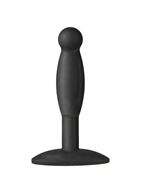 Черная анальная пробка Platinum Premium Silicone - The Minis - Smooth Medium - Black M