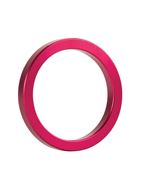 Розовое металлическое эрекционное кольцо Metal Cockring