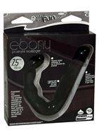 Чёрный стимулятор простаты Ebony Prostate Massager