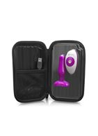 Анальная вибропробка цвета фуксии NOVICE REMOTE CONTROL PLUG FUCHSIA - 10,2 см.