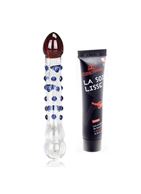 Smart Set №31: стеклянный фаллоимитатор и лубрикант на водной основе