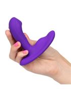 Фиолетовый массажёр простаты Silicone Remote Pinpoint Pleaser с вибрацией