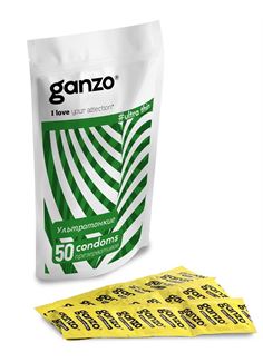 Ультратонкие презервативы Ganzo Ultra Thin (50 шт)