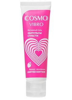 Возбуждающий гель на водно-силиконовой основе Cosmo Vibro с ароматом земляники (50 гр)