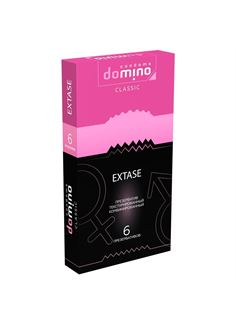 Презервативы с точками и рёбрышками DOMINO Classic Extase (6 шт)