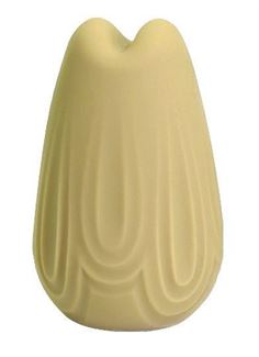 Желтый перезаряжаемый вибратор Vase (7,4 см)