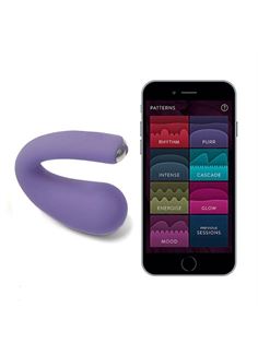 Фиолетовый вибратор Dua G-spot & Clitoral Wearable Vibrator (17,8 см)